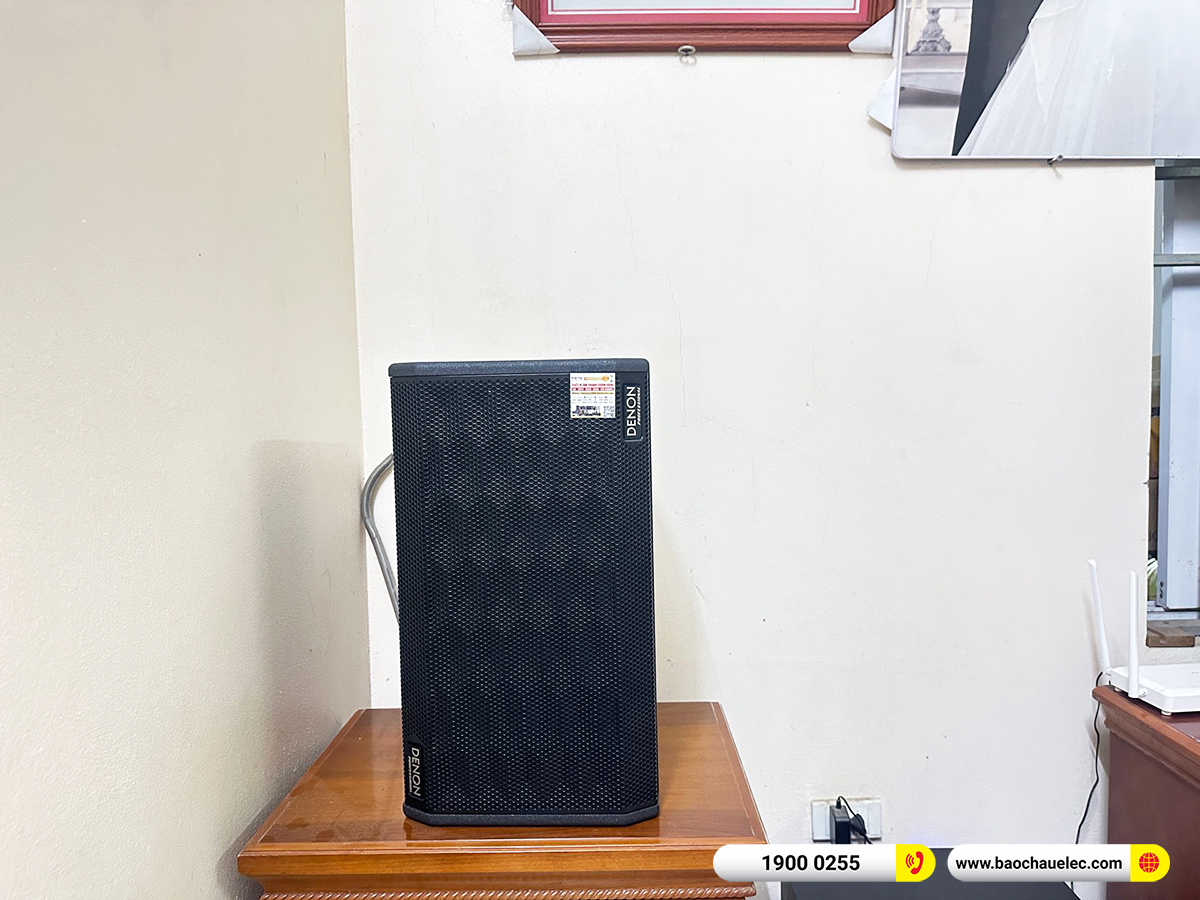 Lắp đặt d&agrave;n karaoke Denon hơn 32tr cho anh Phương tại H&agrave; Nội
