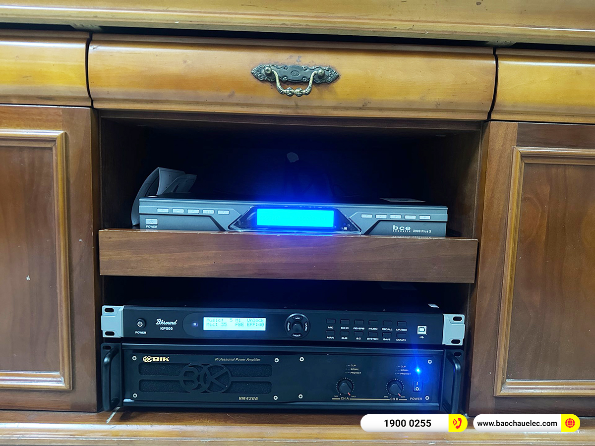 Lắp đặt d&agrave;n karaoke Denon hơn 32tr cho anh Phương tại H&agrave; Nội