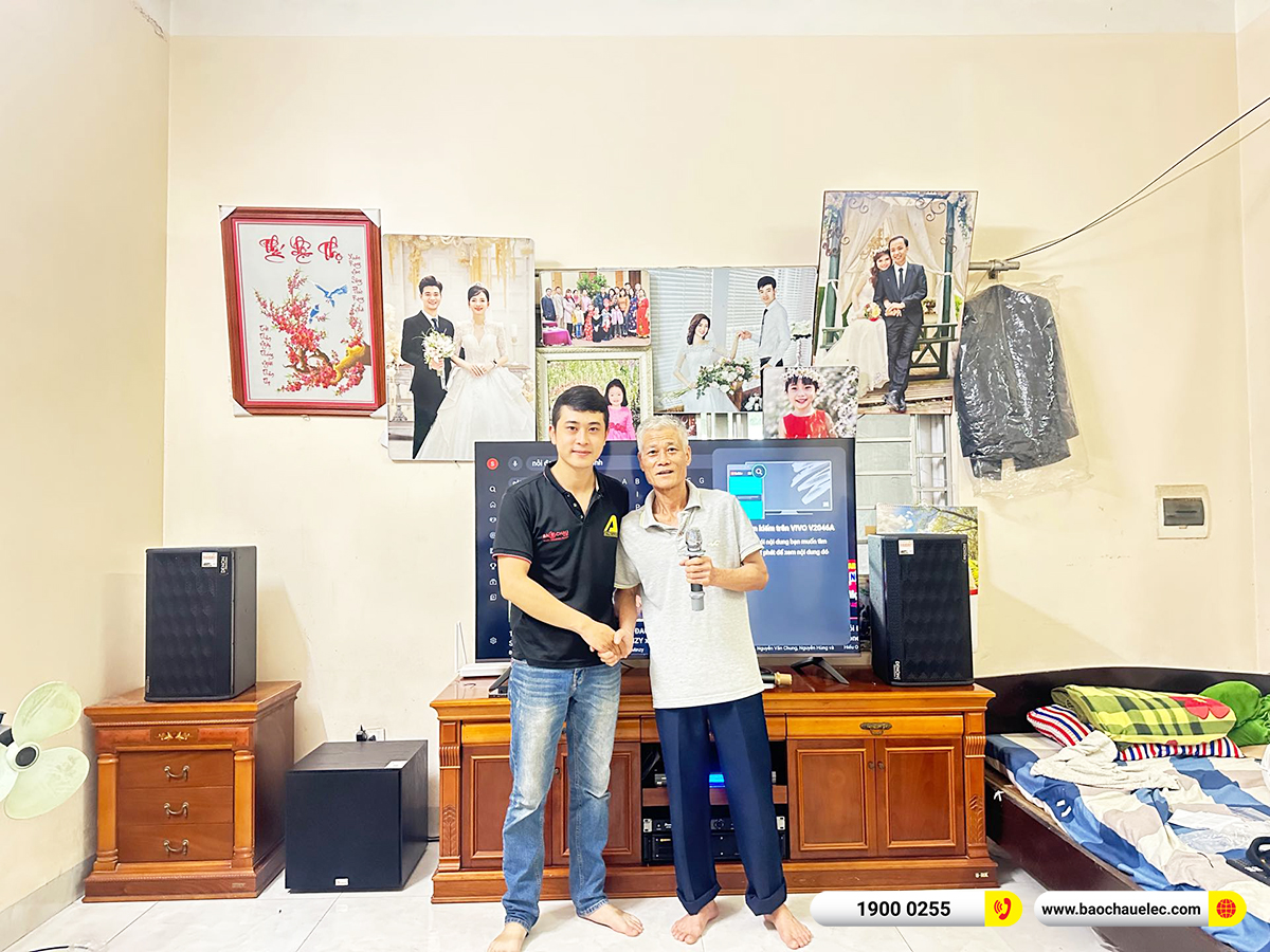 Lắp đặt d&agrave;n karaoke Denon hơn 32tr cho anh Phương tại H&agrave; Nội
