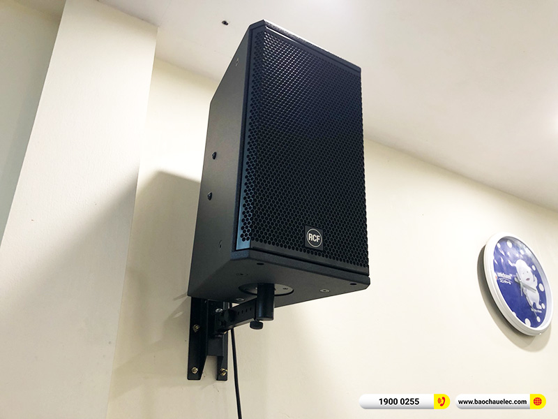 Lắp đặt d&agrave;n karaoke RCF hơn 63tr cho anh Qu&acirc;n tại H&agrave; Nội (RCF X-Max 10, Crown T3, JBL VX8, JBL Pasion 12SP, JBL VM300)