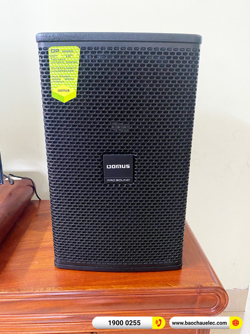 Lắp đặt d&agrave;n karaoke Domus hơn 22tr cho anh Quảng tại Nam Định 