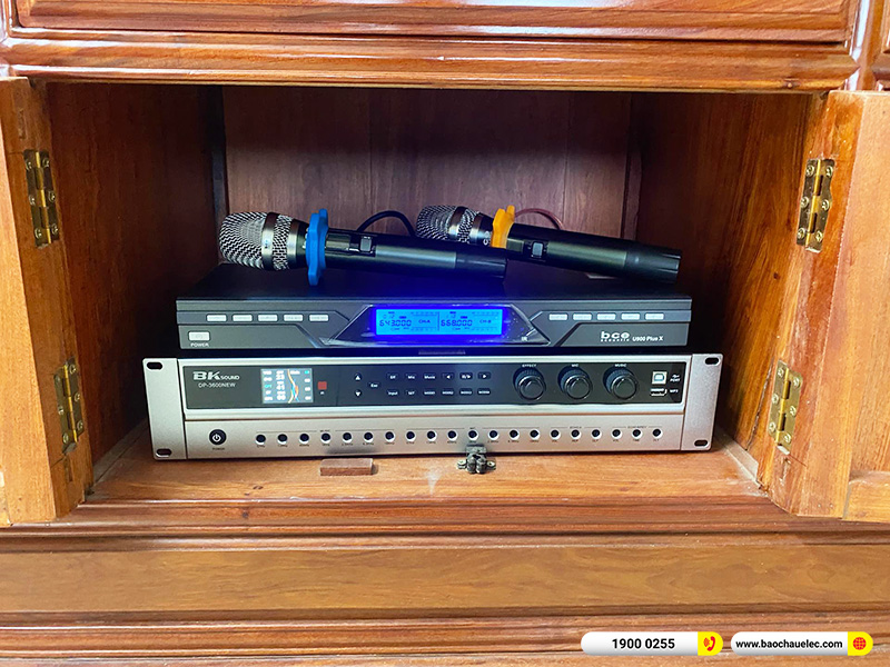 Lắp đặt d&agrave;n karaoke Domus hơn 22tr cho anh Quảng tại Nam Định 