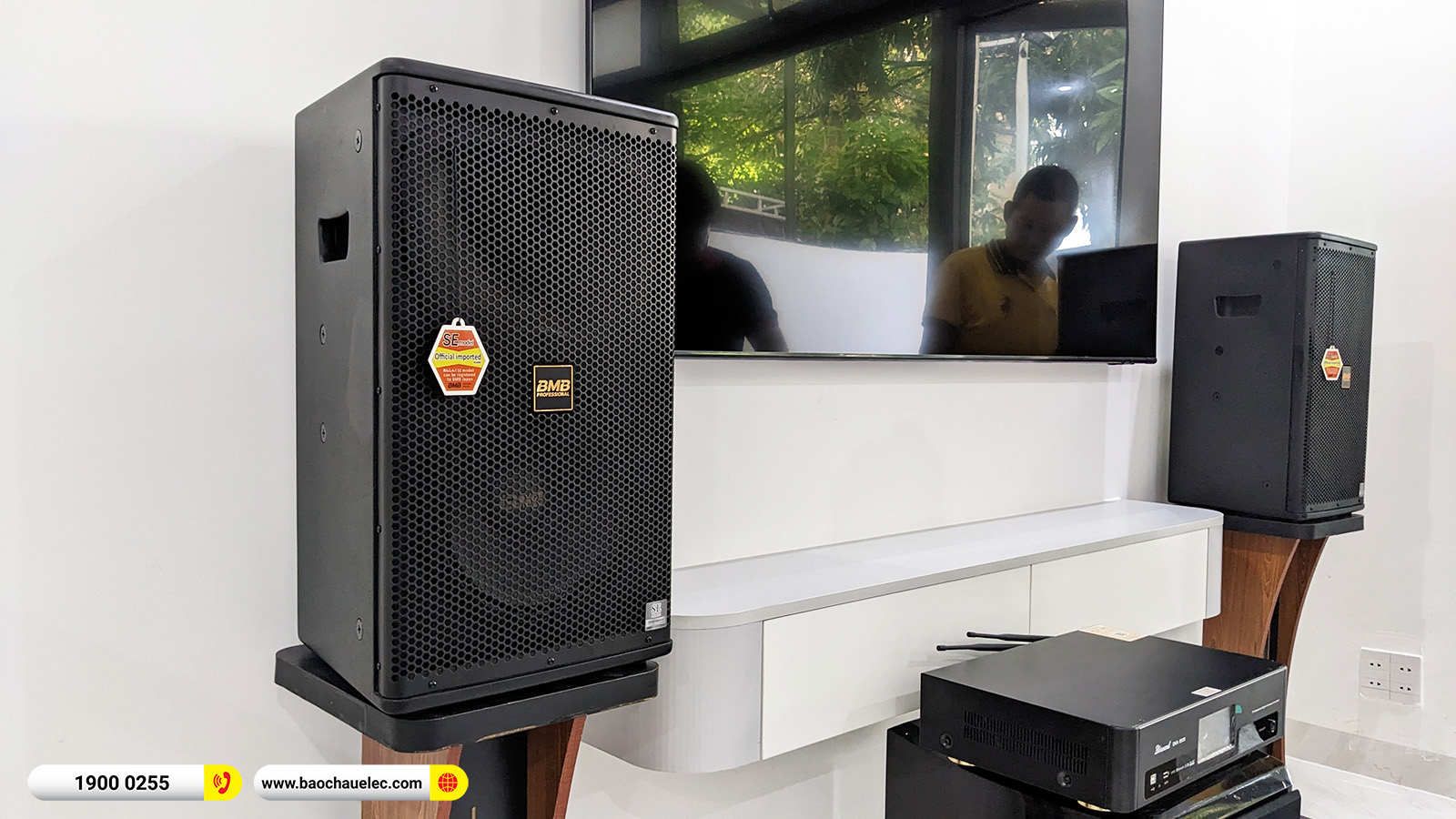 Lắp đặt d&agrave;n karaoke BMB khoảng 34tr cho anh Quang tại Đ&agrave; Nẵng 