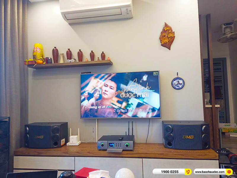 Lắp đặt dàn karaoke BMB hơn 28tr cho anh Sâm tại Hà Nội (BMB 880SE, Denon Pro DP-N1600)