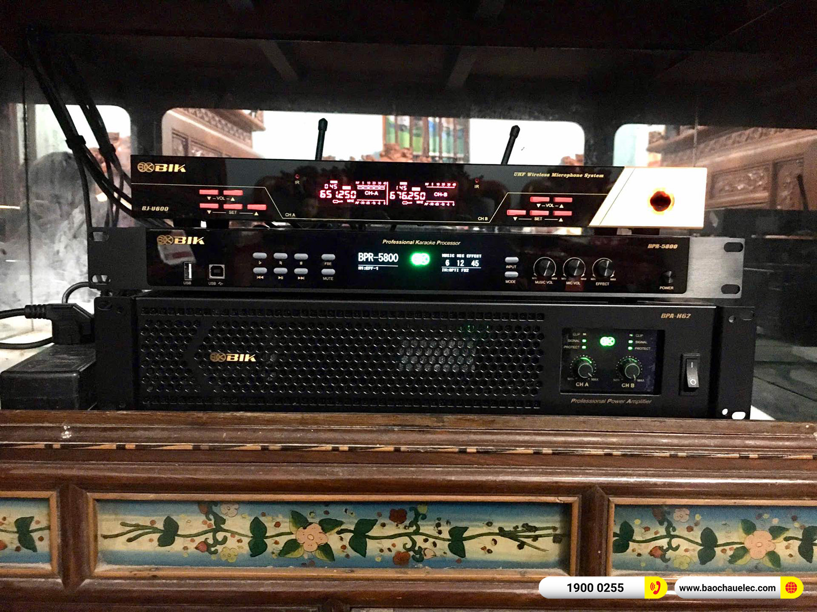 Lắp đặt dàn karaoke BIK hơn 46tr cho anh Sáu tại Bắc Ninh