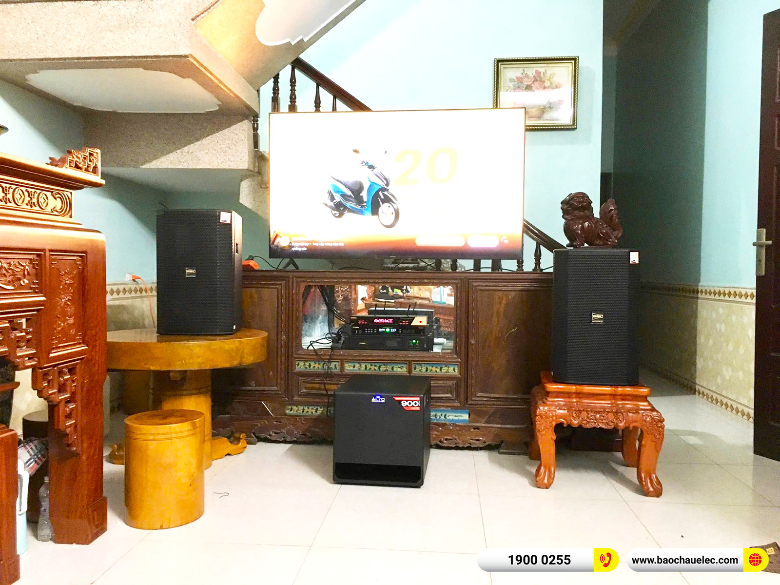 Lắp đặt dàn karaoke BIK hơn 46tr cho anh Sáu tại Bắc Ninh