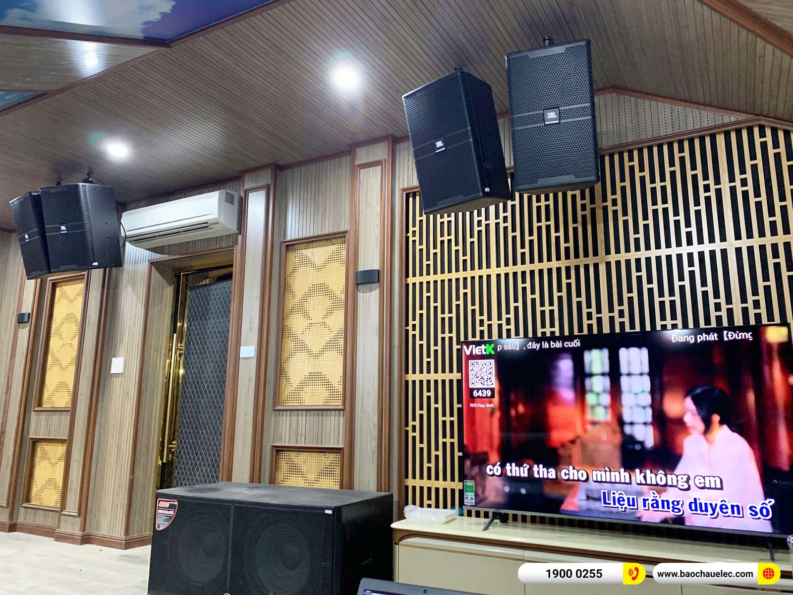 Lắp đặt d&agrave;n karaoke JBL gần 162tr cho anh Sinh tại Bắc Giang