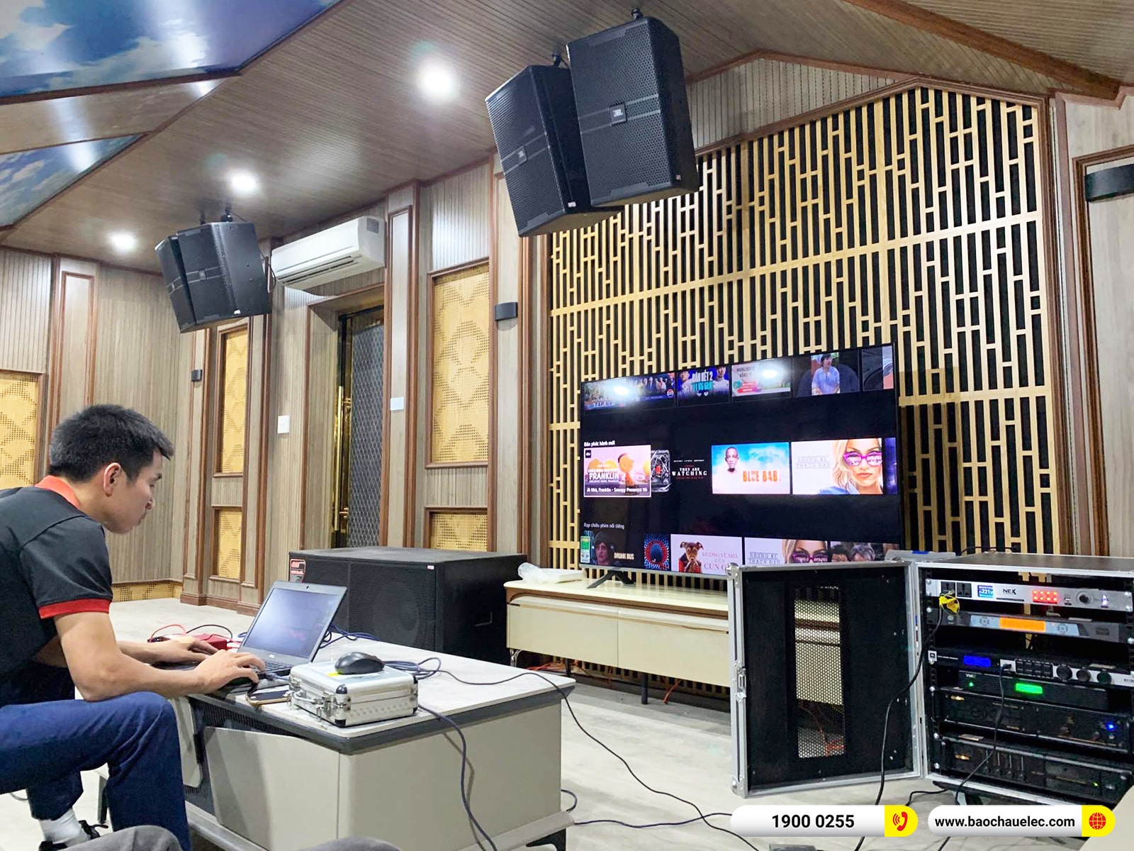 Lắp đặt d&agrave;n karaoke JBL gần 162tr cho anh Sinh tại Bắc Giang