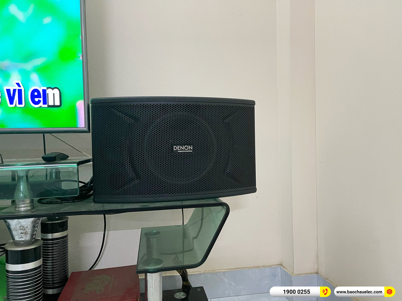 Lắp đặt d&agrave;n karaoke Denon gần 15tr cho anh Sơn tại H&agrave; Nội 