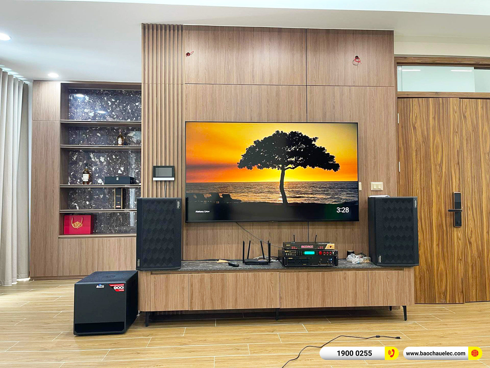 Lắp đặt d&agrave;n karaoke Denon hơn 44tr cho anh Sơn tại Hưng Y&ecirc;n