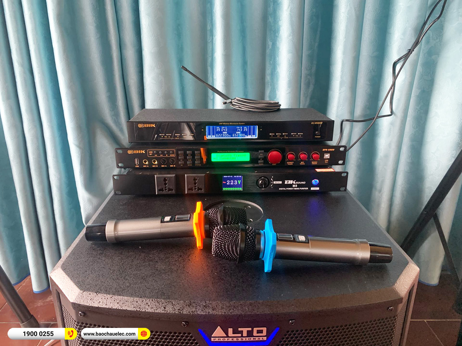 Lắp đặt d&agrave;n karaoke Alto hơn 50tr cho anh Sơn tại Vũng T&agrave;u 