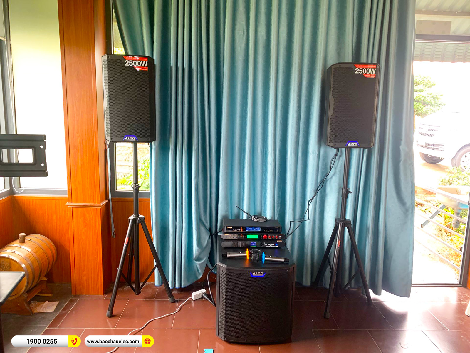 Lắp đặt d&agrave;n karaoke Alto hơn 50tr cho anh Sơn tại Vũng T&agrave;u 