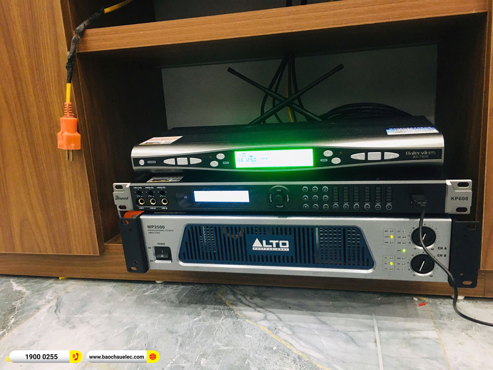 Lắp đặt d&agrave;n karaoke Alto hơn 43tr cho anh T&agrave;i tại Bắc Ninh