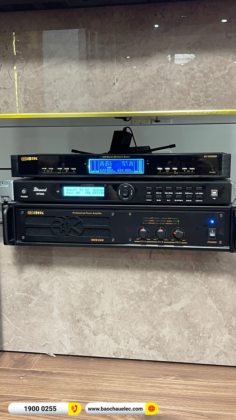 Lắp đặt d&agrave;n karaoke BIK hơn 49tr cho anh T&acirc;m tại H&agrave; Nội 