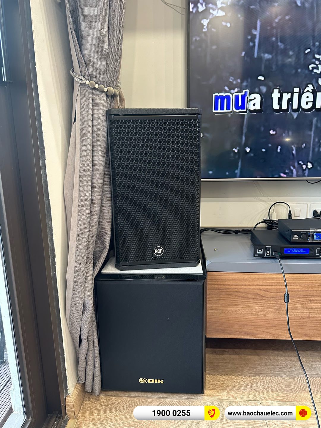 Lắp đặt d&agrave;n karaoke RCF hơn 72tr cho anh T&acirc;n tại H&agrave; Nội