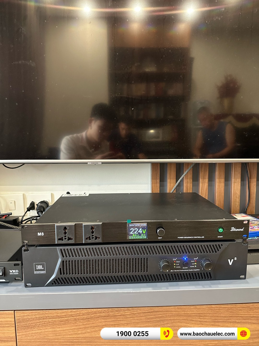 Lắp đặt d&agrave;n karaoke RCF hơn 72tr cho anh T&acirc;n tại H&agrave; Nội