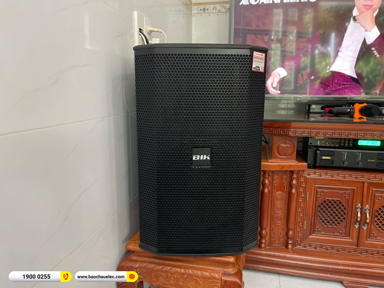 Lắp đặt d&agrave;n karaoke BIK hơn 43tr cho anh Th&aacute;i tại Đồng Nai 