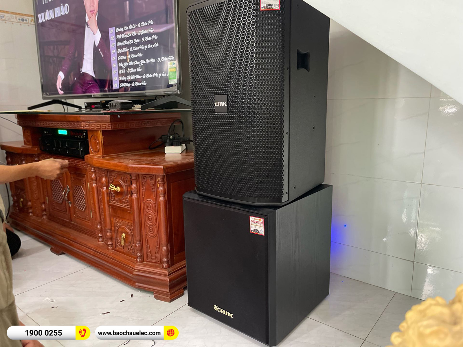 Lắp đặt d&agrave;n karaoke BIK hơn 43tr cho anh Th&aacute;i tại Đồng Nai 