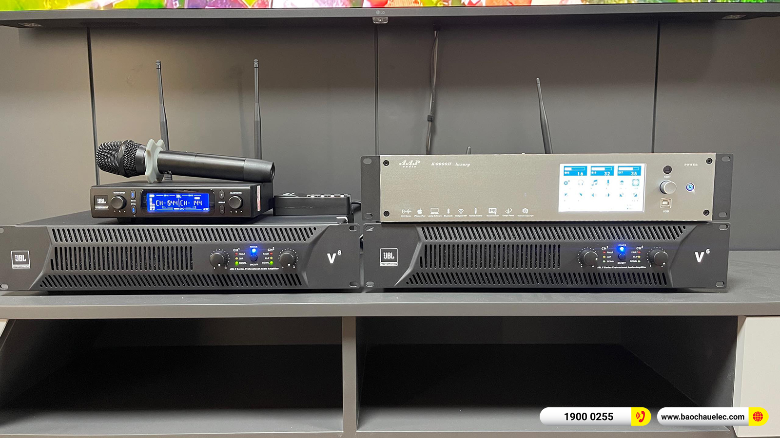 Lắp đặt d&agrave;n karaoke RCF hơn 137tr cho anh Th&aacute;i tại H&agrave; Nội 