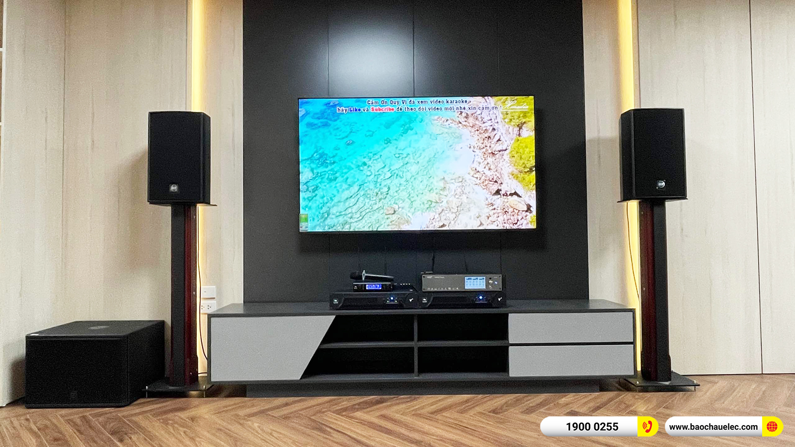 Lắp đặt d&agrave;n karaoke RCF hơn 137tr cho anh Th&aacute;i tại H&agrave; Nội 