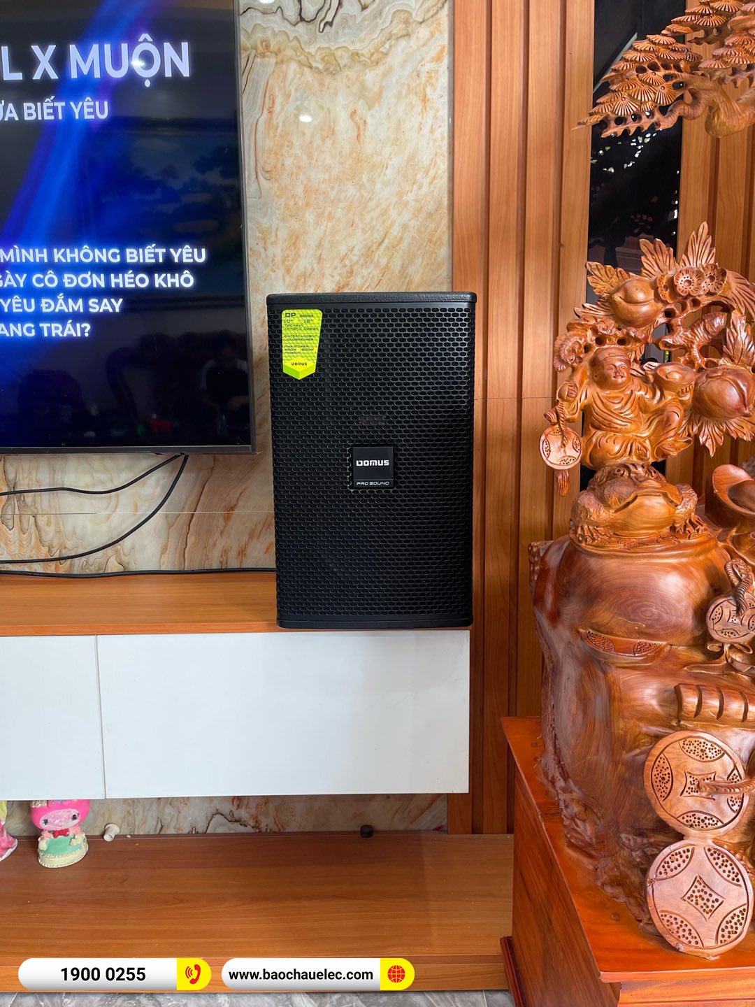 Lắp đặt d&agrave;n karaoke Domus hơn 22tr cho anh Thắng tại H&agrave; Nội