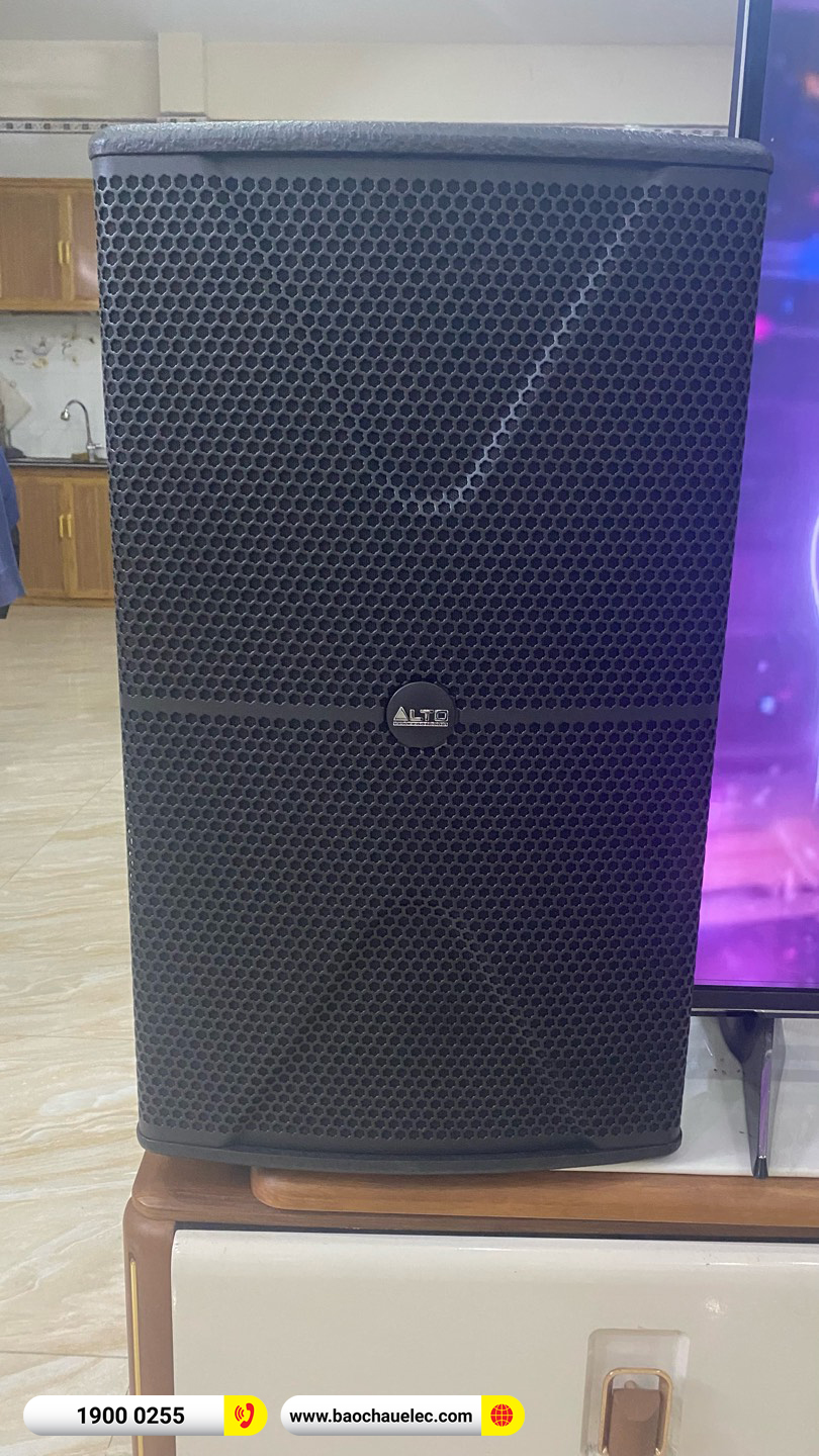 Lắp đặt d&agrave;n karaoke Alto hơn 36tr cho anh Thăng tại Hải Ph&ograve;ng