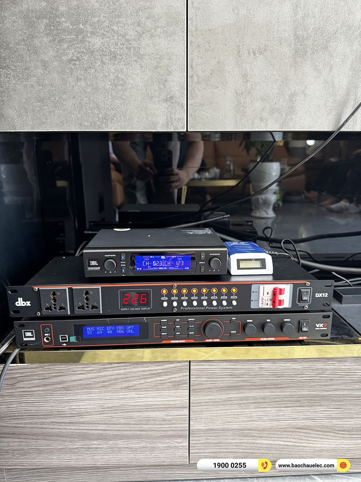 Lắp đặt d&agrave;n karaoke di động Audiocenrer hơn 80tr cho anh Thắng tại H&agrave; Nội