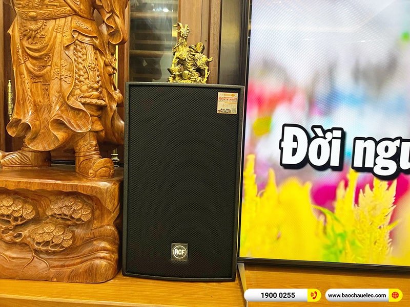 Lắp đặt d&agrave;n karaoke RCF hơn 138tr cho anh Thắng tại Th&aacute;i B&igrave;nh (RCF C3110-126, IPS 2.5K, K9900II Luxury, 702AS II,&hellip;) 