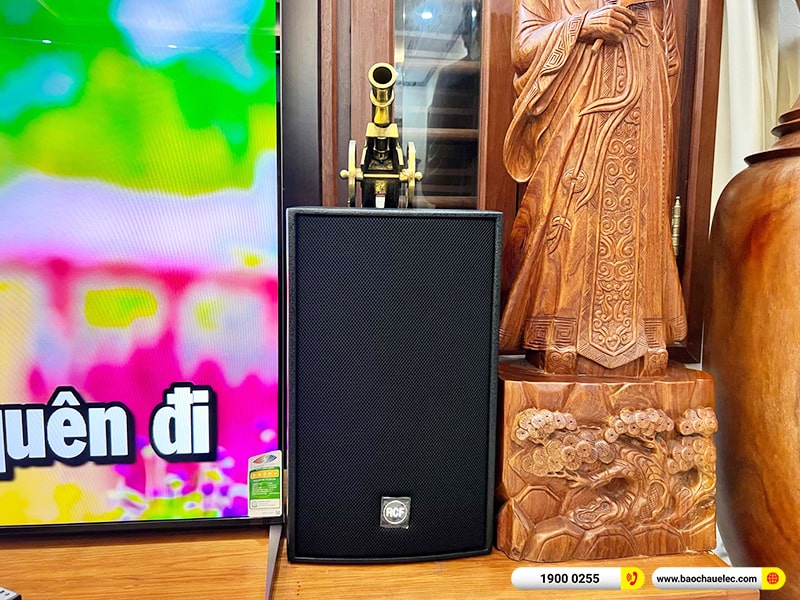 Lắp đặt d&agrave;n karaoke RCF hơn 138tr cho anh Thắng tại Th&aacute;i B&igrave;nh (RCF C3110-126, IPS 2.5K, K9900II Luxury, 702AS II,&hellip;) 