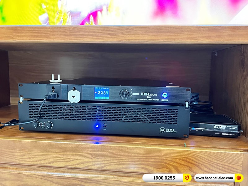 Lắp đặt d&agrave;n karaoke RCF hơn 138tr cho anh Thắng tại Th&aacute;i B&igrave;nh (RCF C3110-126, IPS 2.5K, K9900II Luxury, 702AS II,&hellip;) 
