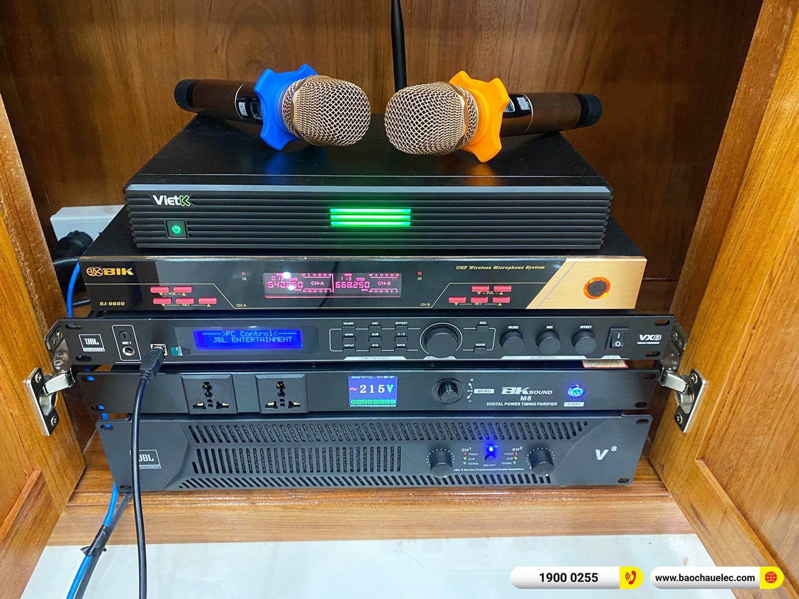 Lắp đặt d&agrave;n karaoke JBL hơn 100tr cho anh Thanh tại B&igrave;nh Dương