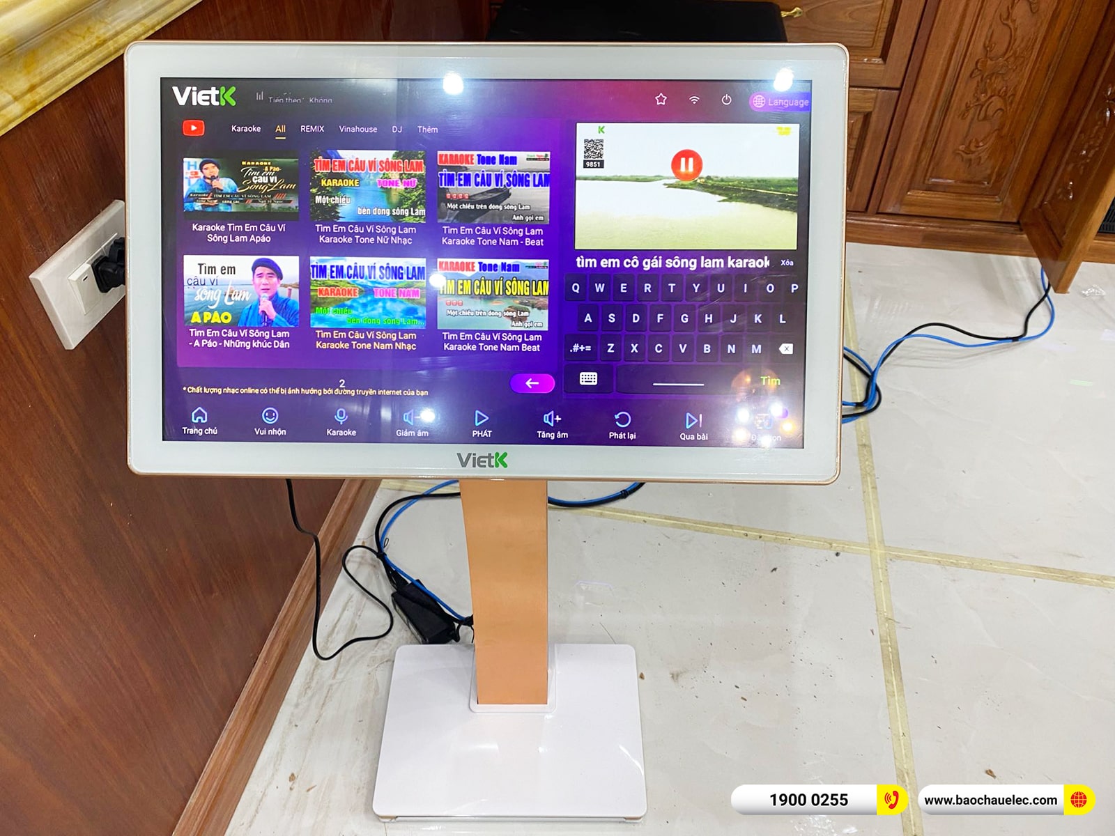 Lắp đặt d&agrave;n karaoke JBL hơn 100tr cho anh Thanh tại B&igrave;nh Dương