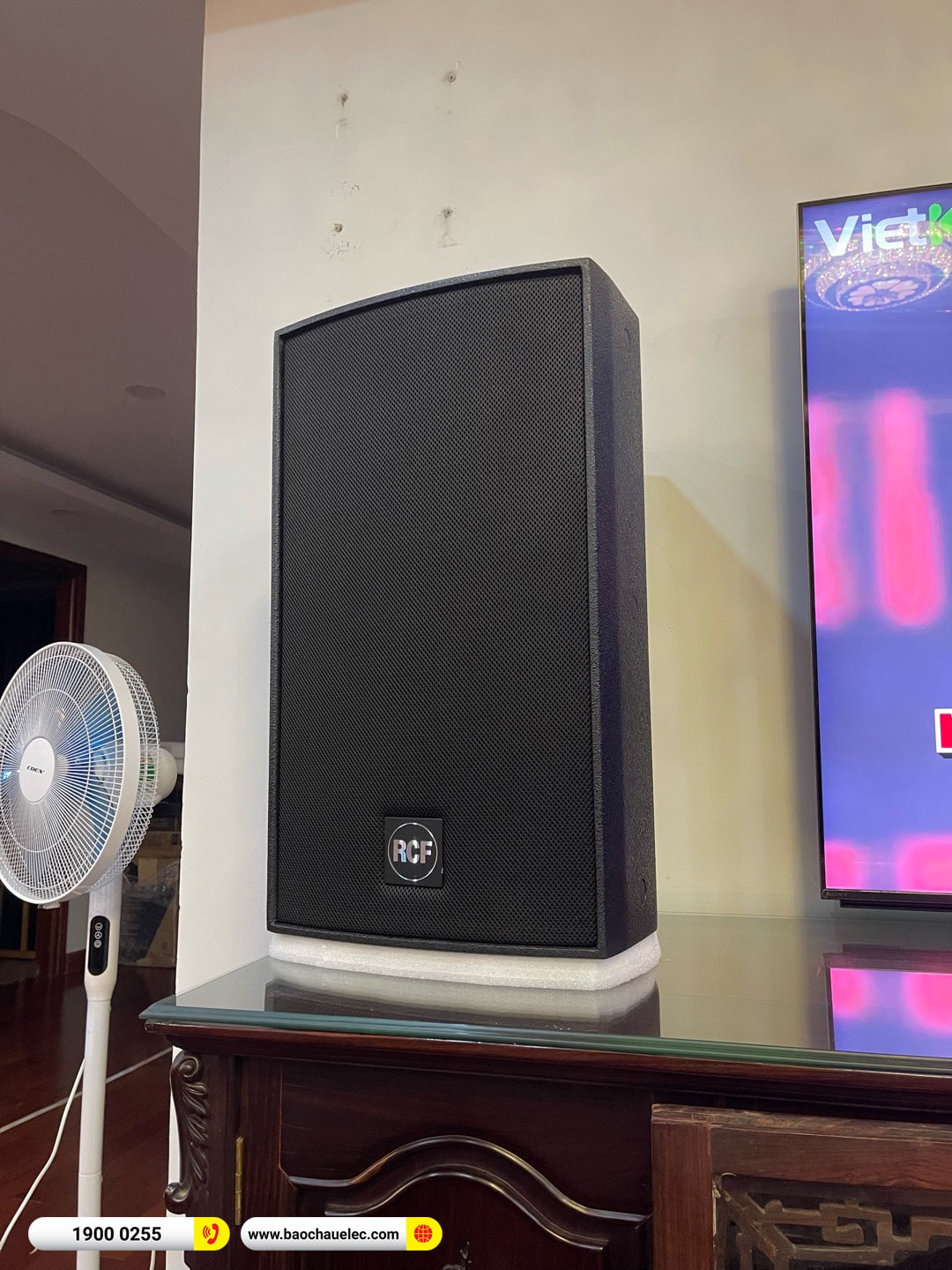 Lắp đặt d&agrave;n karaoke RCF hơn 205tr cho anh Thanh tại H&agrave; Nội 