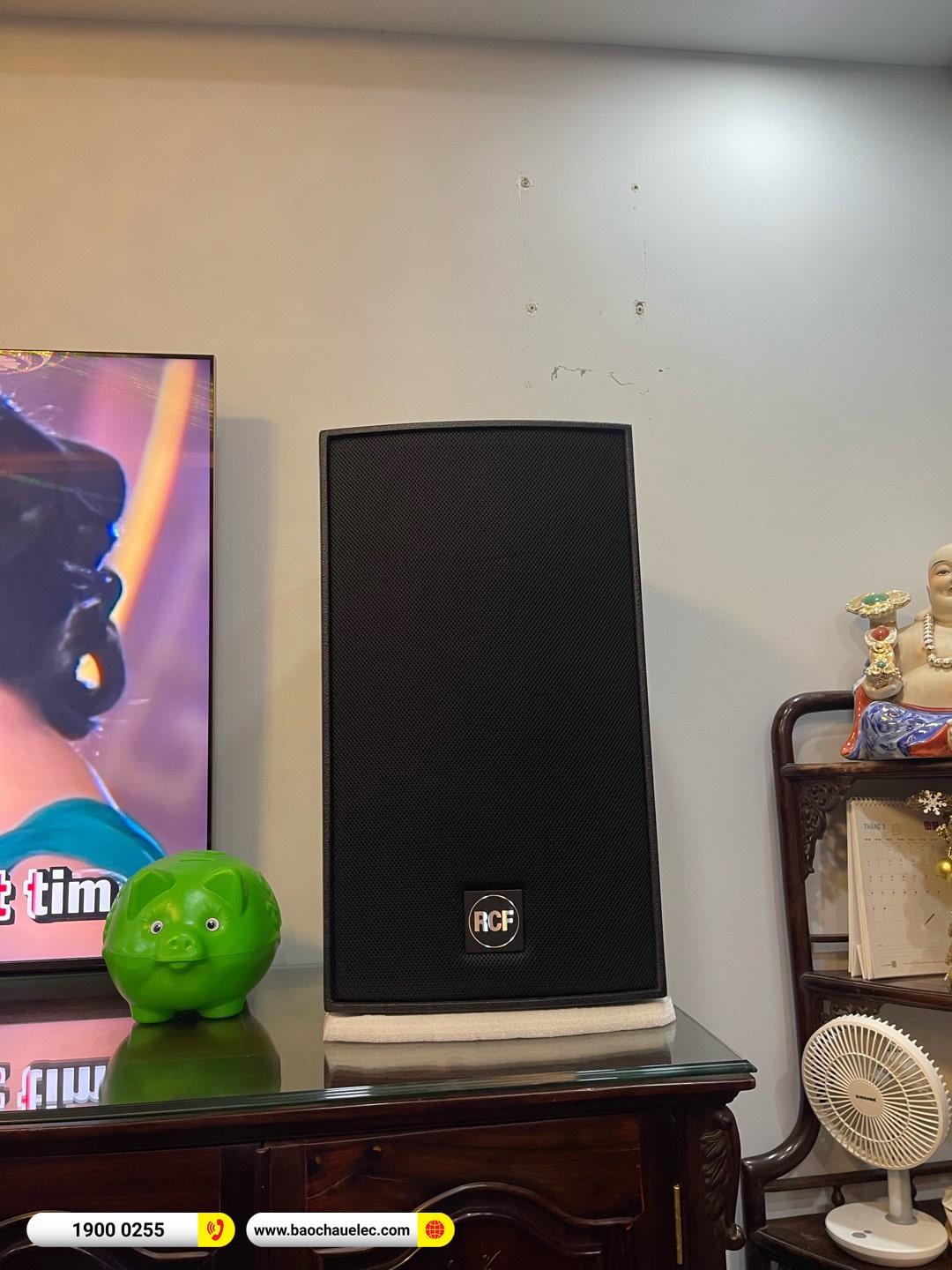 Lắp đặt d&agrave;n karaoke RCF hơn 205tr cho anh Thanh tại H&agrave; Nội 