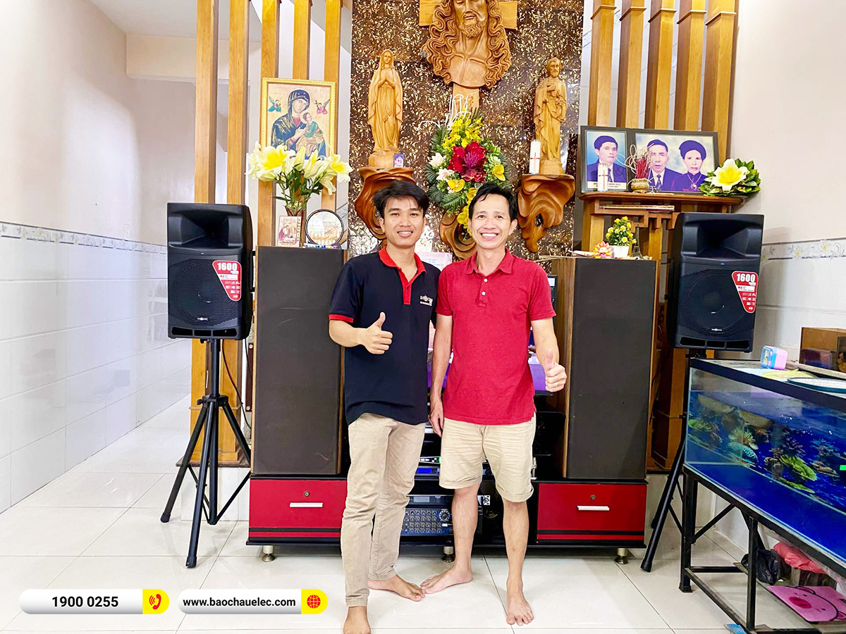 Lắp đặt d&agrave;n karaoke Audiocenter cho anh Thảo tại Đồng Nai