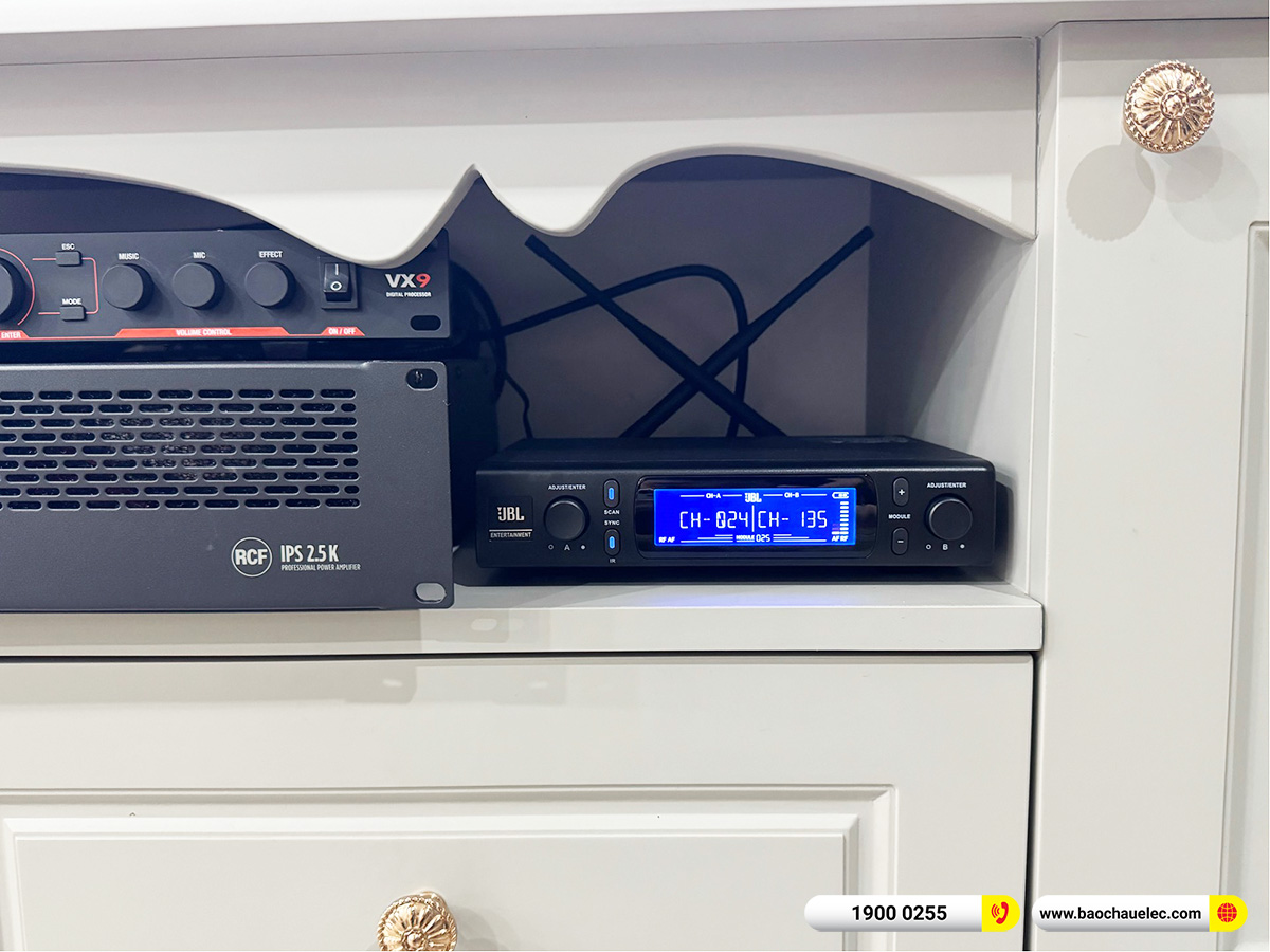 Lắp đặt d&agrave;n karaoke RCF hơn 116tr cho anh Thao tại H&agrave; Nội 