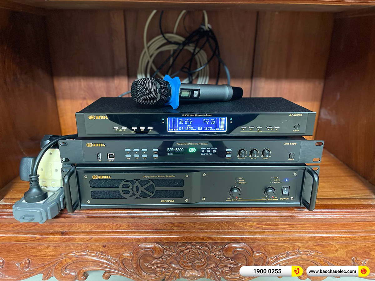 Lắp đặt d&agrave;n karaoke BIK hơn 41tr cho anh Thế Anh tại Vũng T&agrave;u 
