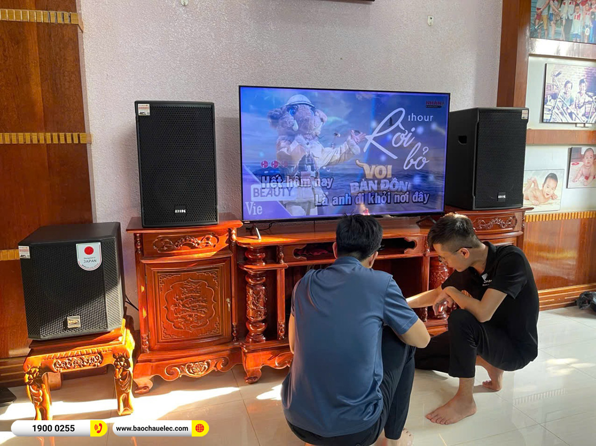 Lắp đặt d&agrave;n karaoke BIK hơn 41tr cho anh Thế Anh tại Vũng T&agrave;u 
