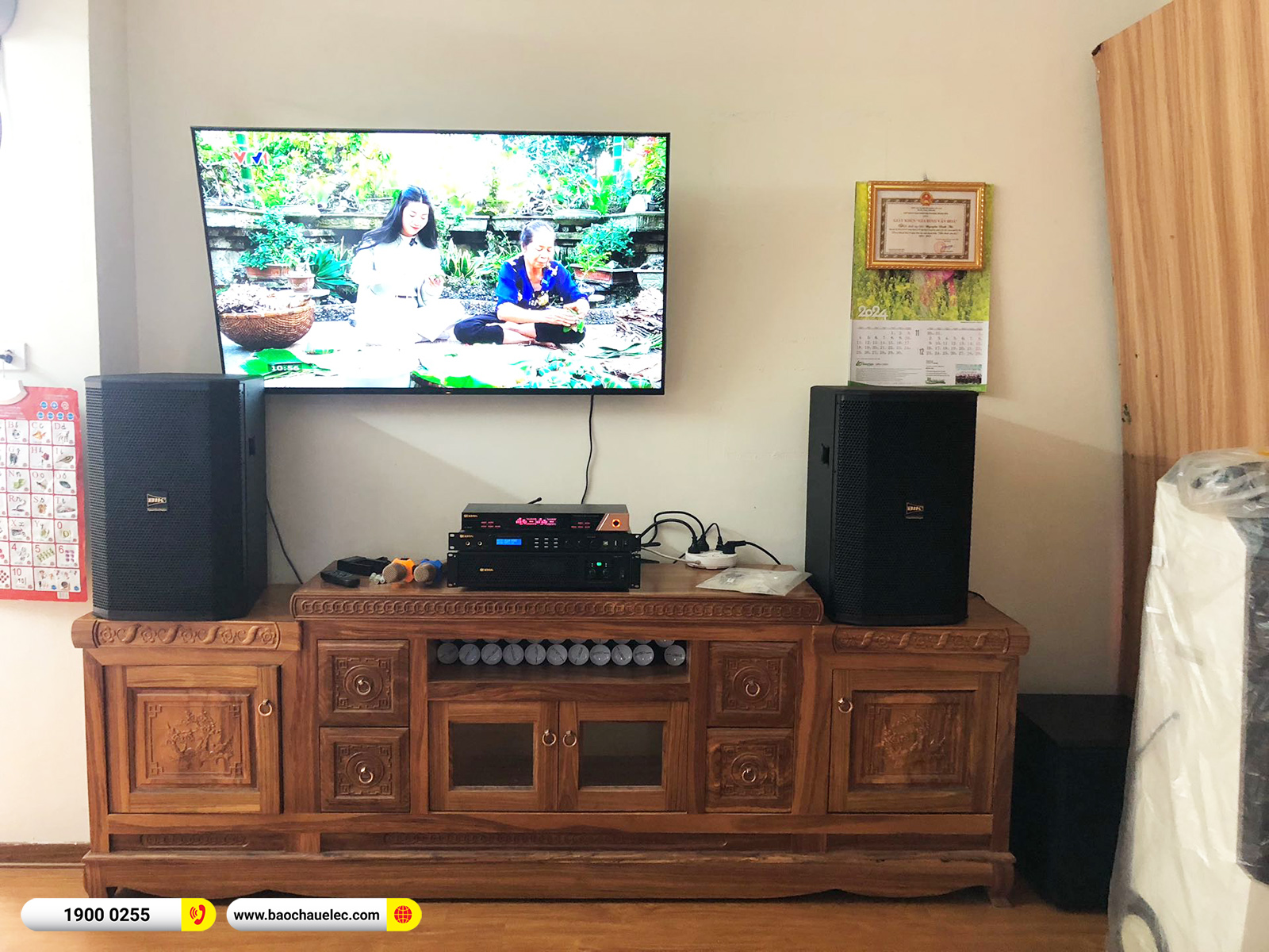 Lắp đặt d&agrave;n karaoke BIK gần 49tr cho anh Thi tại H&agrave; Nội 