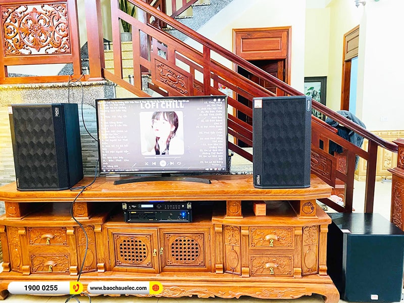 Lắp đặt d&agrave;n karaoke Denon hơn 35tr cho anh Thi&ecirc;m tại Bắc Giang (Denon DP-R312, VM620A, KP500, SW612B, U900 Plus X)