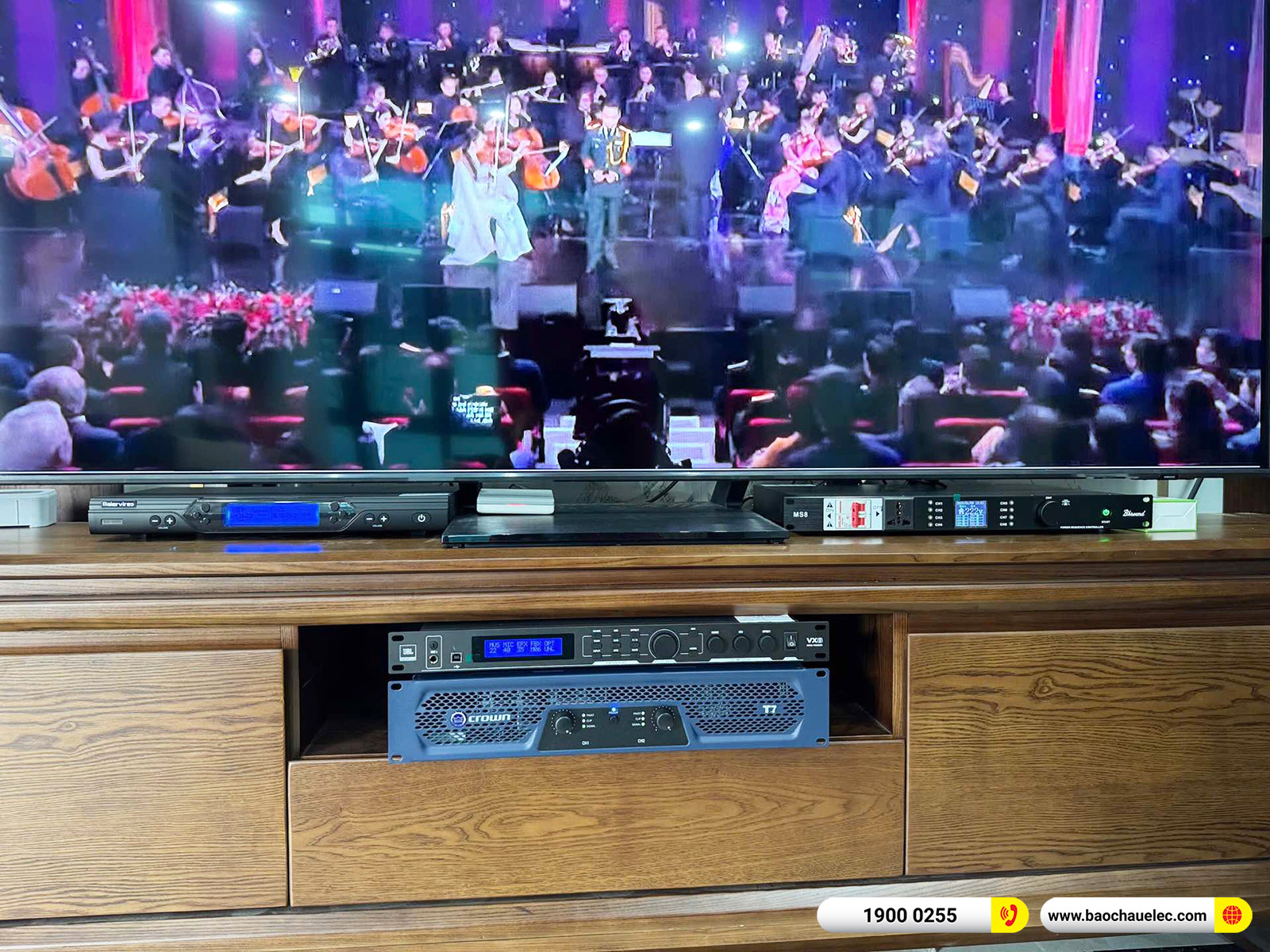 Lắp đặt d&agrave;n karaoke RCF gần 132tr cho anh Thịnh tại H&agrave; Nội