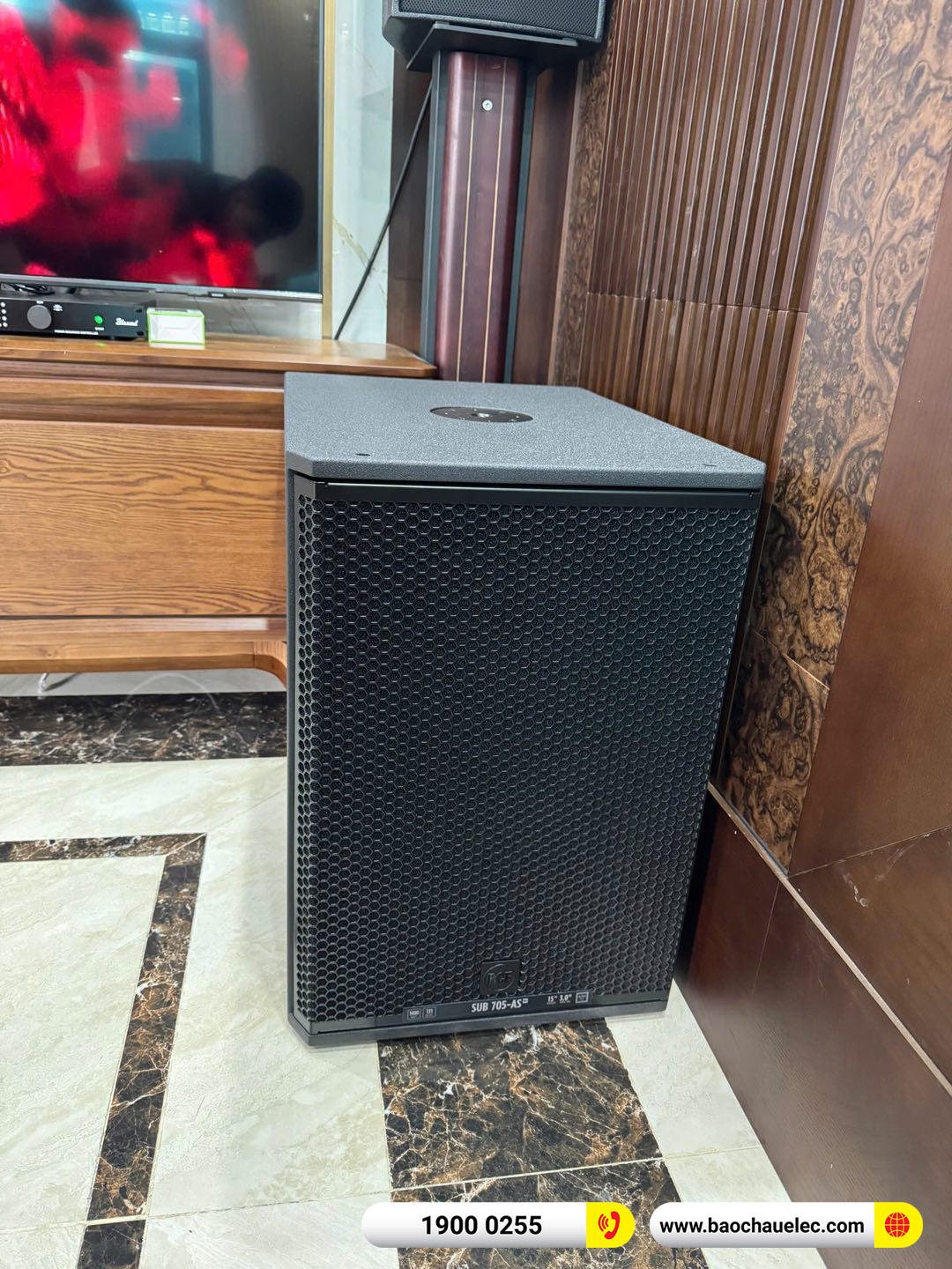 Lắp đặt d&agrave;n karaoke RCF gần 132tr cho anh Thịnh tại H&agrave; Nội