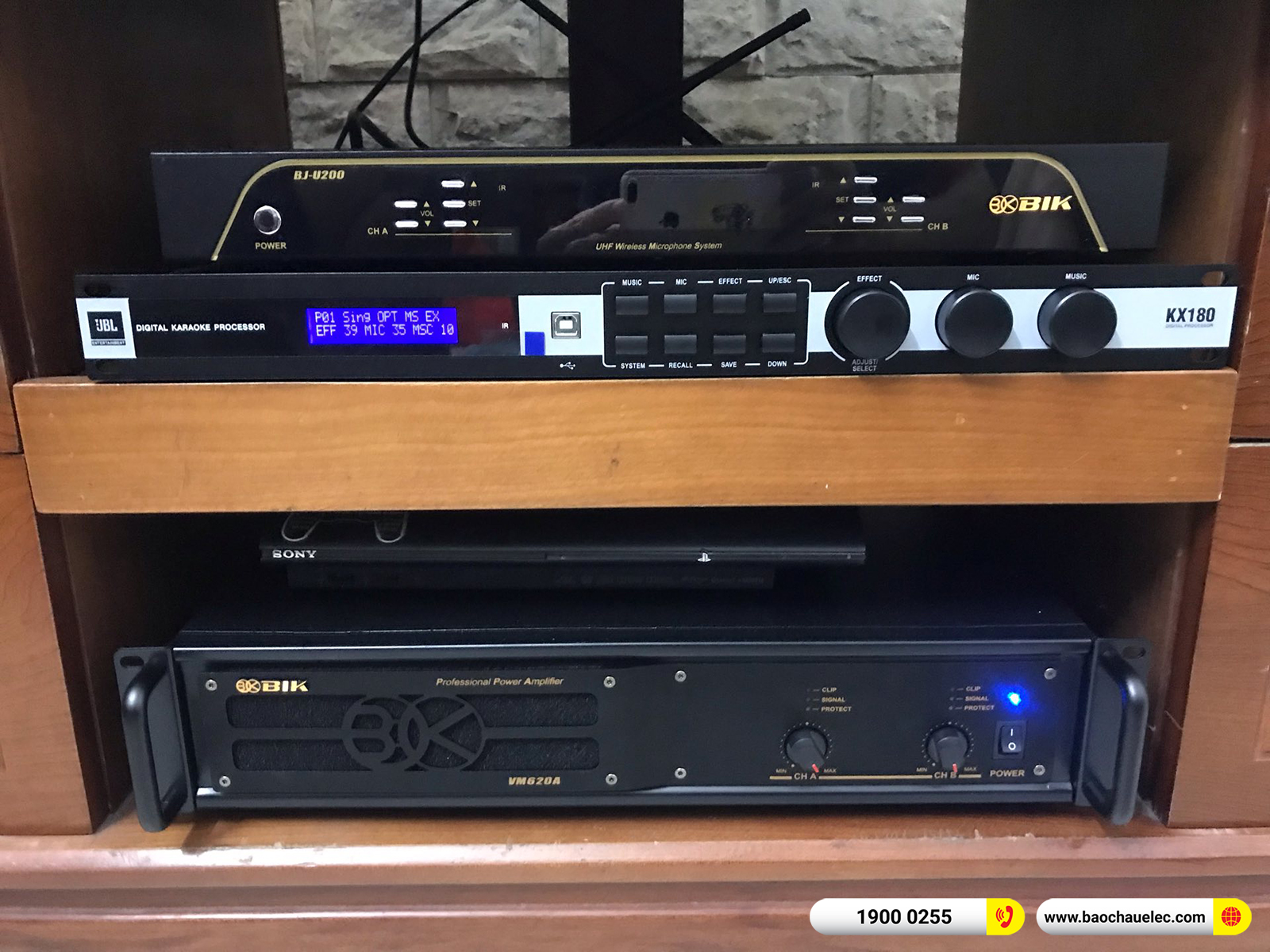 Lắp đặt d&agrave;n karaoke BIK hơn 42tr cho anh Thịnh tại Nam Định