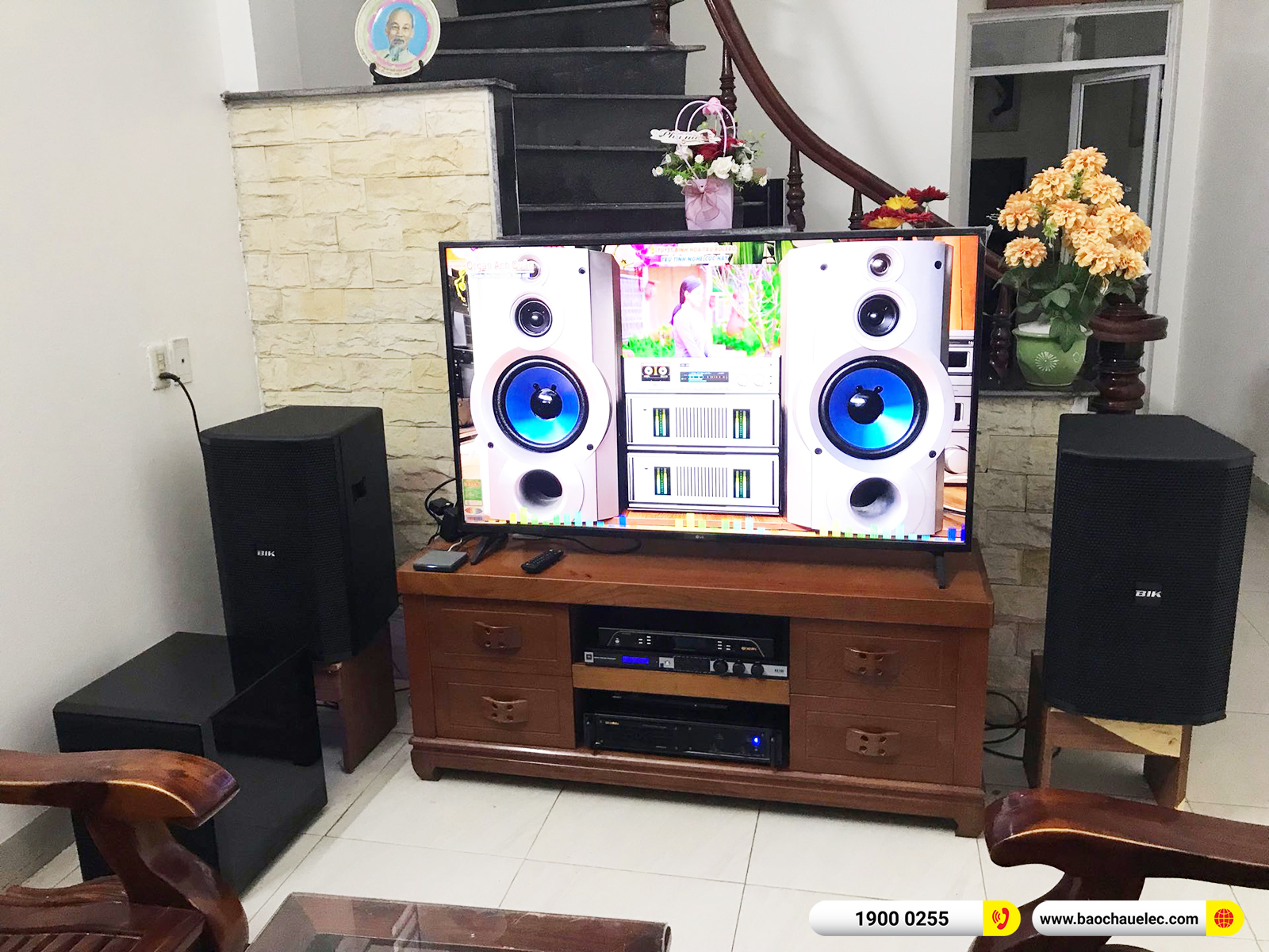Lắp đặt d&agrave;n karaoke BIK hơn 42tr cho anh Thịnh tại Nam Định