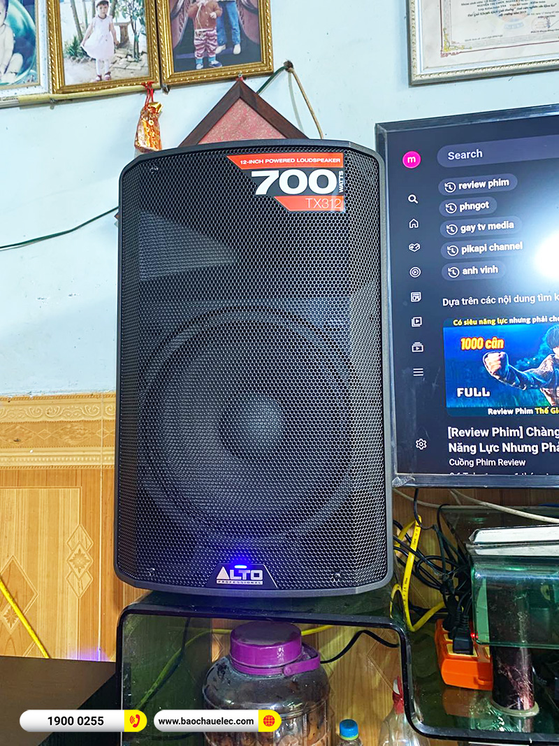 Lắp đặt d&agrave;n karaoke Alto gần 21tr cho anh Thuận tại Vĩnh Ph&uacute;c (Alto TX312, DSP-9000 Plus, SW212, U900 Plus X)
