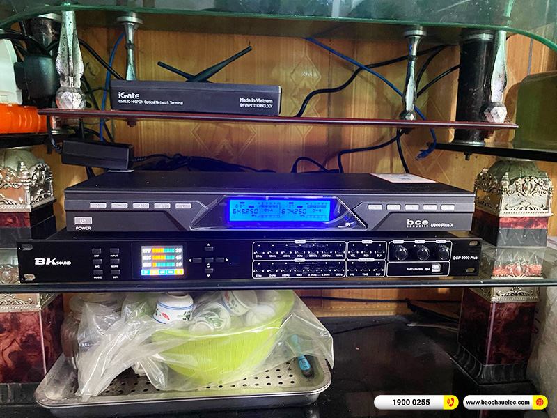 Lắp đặt d&agrave;n karaoke Alto gần 21tr cho anh Thuận tại Vĩnh Ph&uacute;c (Alto TX312, DSP-9000 Plus, SW212, U900 Plus X)