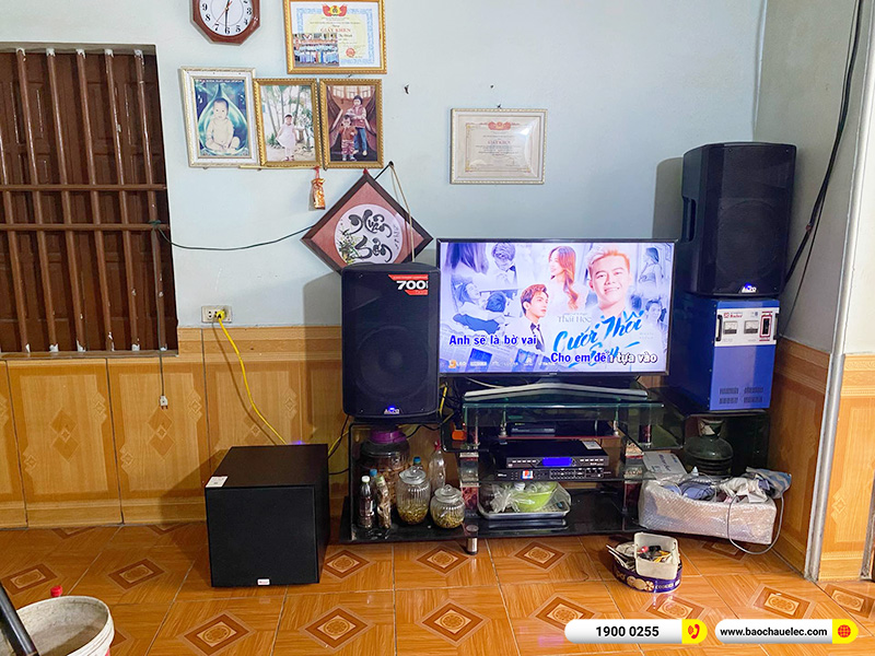 Lắp đặt d&agrave;n karaoke Alto gần 21tr cho anh Thuận tại Vĩnh Ph&uacute;c (Alto TX312, DSP-9000 Plus, SW212, U900 Plus X)