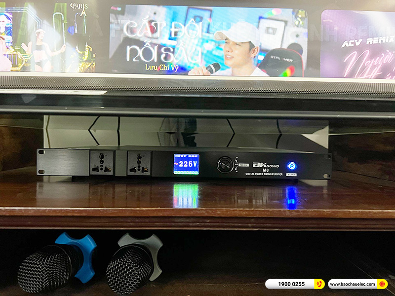 Lắp đặt d&agrave;n karaoke RCF hơn 63tr cho anh Thực tại H&agrave; Nội 