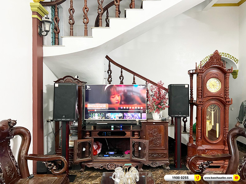 Lắp đặt d&agrave;n karaoke RCF hơn 63tr cho anh Thực tại H&agrave; Nội 