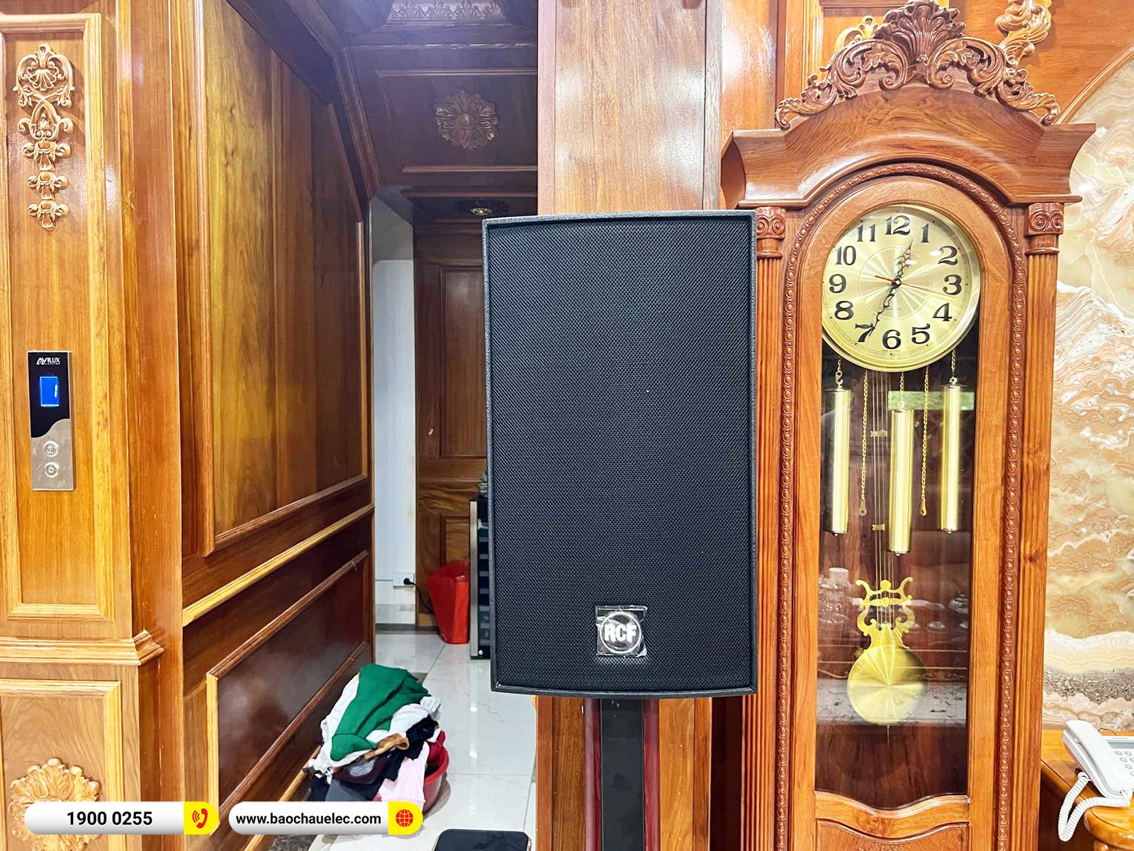 Lắp đặt d&agrave;n karaoke RCF hơn 206tr cho anh Thường tại H&agrave; Nội (RCF C5212-94, IPS 5.0K, VX8, 705AS MK3 , WB5000S,&hellip;) 